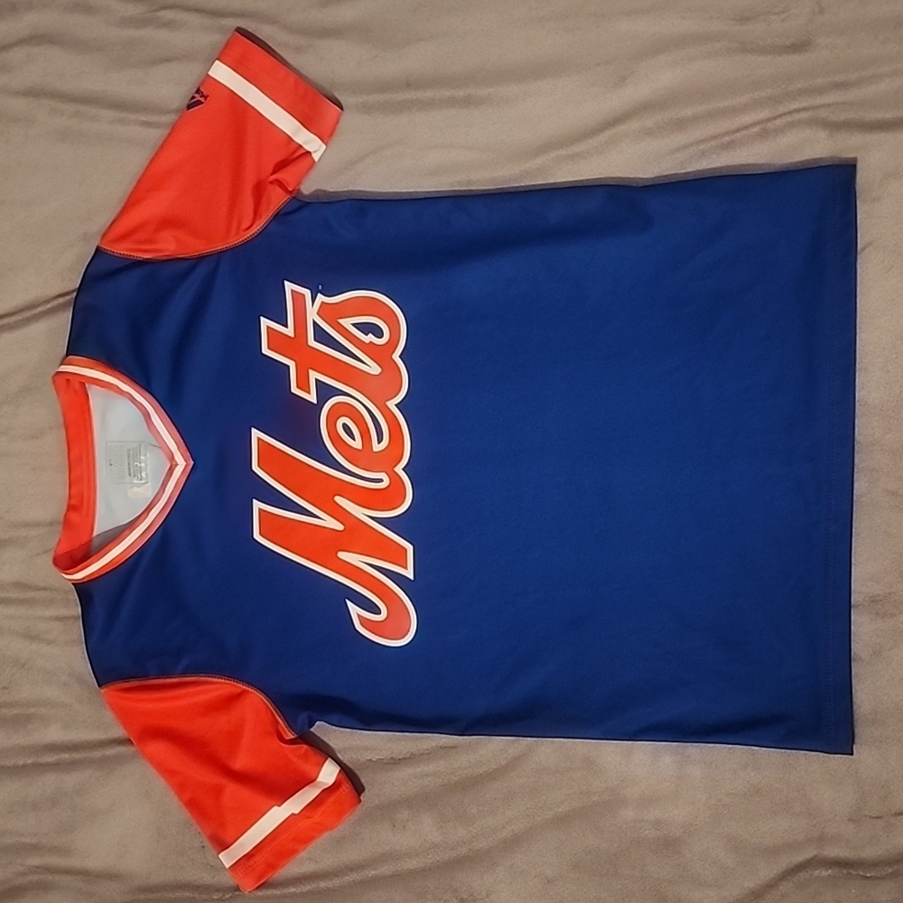 MLB New York Mets Kids Size Medium (10-12) Thor T-Shirt - Authentic Merchandise
